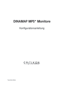Critikon_Dinamap_MPS _-_Konfigurationanleitung