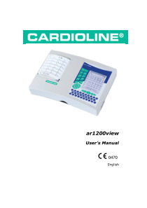 Cardioline ar1200view - User manual