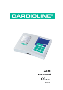 Cardioline ar600 - User manual