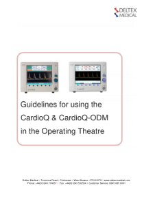 Deltex CardioQ ECG Monitor - User manual