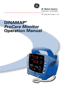 GE_Dinamap_ProCare_-_User_manual