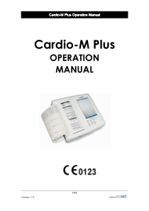 Econet Cardio-M Plus ECG - User manual