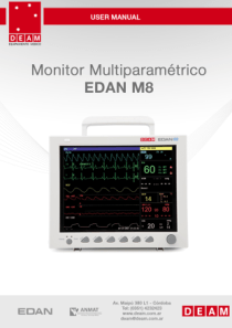 Deam Edan M8 Monitor - User manual