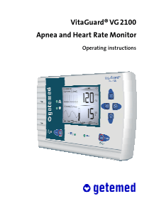 Getemed VitaGuard VG-2100 Heart Rate Monitor - User manual