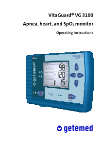 Getemed VitaGuard VG-3100 Heart,SpO2 Monitor - User manual