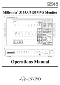Invivo 3155 - User manual