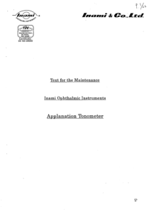 Inami_-_General_maintenance_for_tonometer
