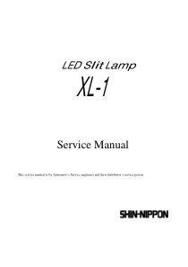 Shin-Nippon_XL-1_-_Service_manual