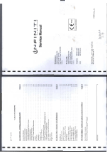 Alcon Infiniti Ophthalmic Surgical Instrument - Service manual