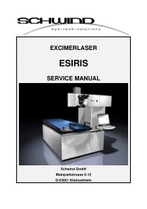 Schwind Esiris Excimerlaser - Service manual