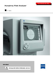 Humphrey Field Analyzer II-i Series - Service manual