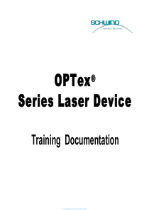 Schwind OPTex - Technical Training