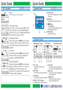 Tomey SP-100 Pachymeter - Quick guide