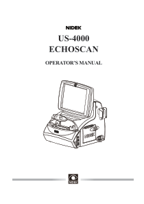 Nidek US-4000 Echoscan - User manual