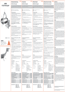 Heine 3S HeadLight - User manual (en,de)