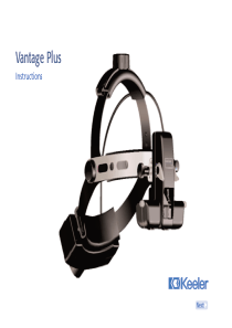 Keeler Vantage Ophthalmoloscope - Instructions
