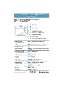 WelchAllyn Propaq LT Vital Signs Monitor - Quick user manual (en)