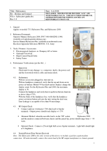 Conmed Hyfrecator ESU - Maintenance guideline