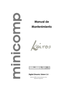 Digital Dinamic Minicomp Kairos ESU - Service manual (es)