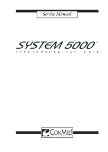 Conmed_System_5000_ESU_-_Service_manual