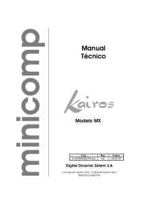 Minicomp Kairos M-X ESU - Service manual 1 (es)