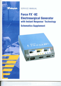 Valleylab Force FX-8C ESU - Schematics