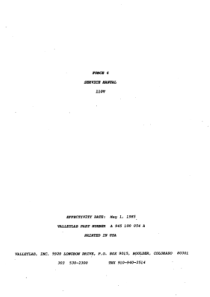 ValleyLab Force 4, 110V ESU - Service manual