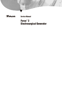 Valleylab_Force_2_Electrosurgical_Generator_-_Service_manual