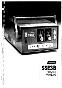 Valleylab_SSE3B_-_Service_manual
