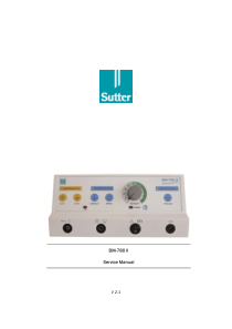 Sutter BM-780 ESU - Service manual