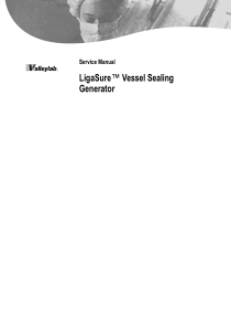 Valleylab Ligasure - Service manual