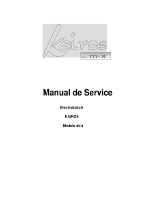 Minicomp Kairos M-X ESU - Service manual 2 (es)