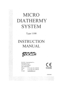 Dorc_1100_-_User_manual