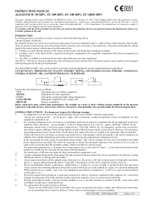 Alsa Alsatom SU-50,100,140 - User manual