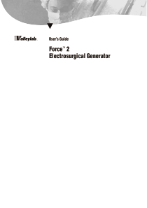 Valleylab Force 2 - User manual