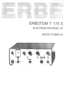 Erbe_Erbotom_T175_-_Mode_d'emploi