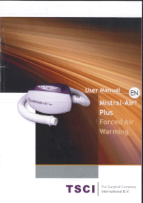 TSCI Mistral-Air Plus MA-1100 - User manual