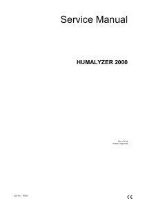 Human Photometer Humalyzer 2000 - Service manual