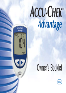 Roche Accu-Chek Advantage - User manual