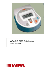 WPA_CO_7000_-_User_manual