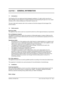 GymnaUniphy Phyaction 787 Electro Therapy -  Service manual