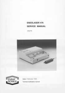 Enraf_Nonius_Endolaser_476_-_Service_manual