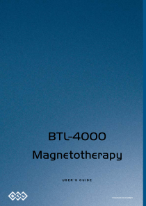BTL Magnetotherapy 4000 - User manual