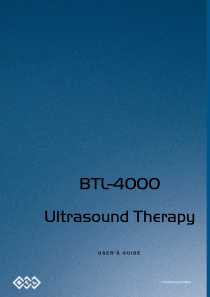 BTL Ultrasond 4000 - User manual