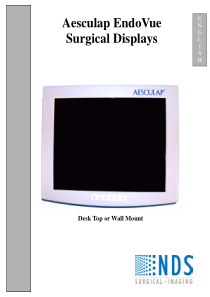 Aesculap_EndoVue_-_Service_manual