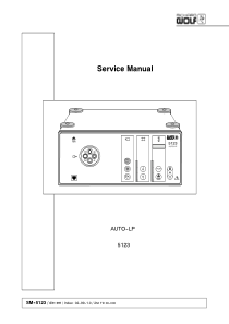 Wolf Auto-LP 5123 - Service manual (en,de)