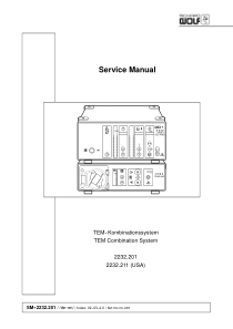 Wolf TEM Combination System - Service manual (en,de)