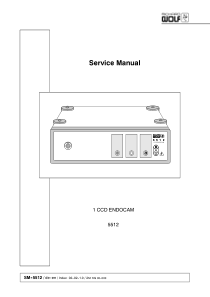 Wolf CCD Endocam 5512 - Service manual (en,de)
