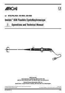 ACMI ICN CystoNephroscope - User and service manual