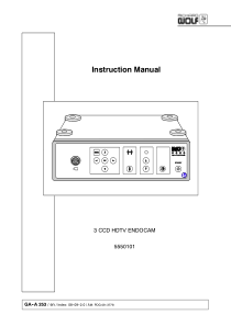 Wolf CCD Endocam 3 - User manual